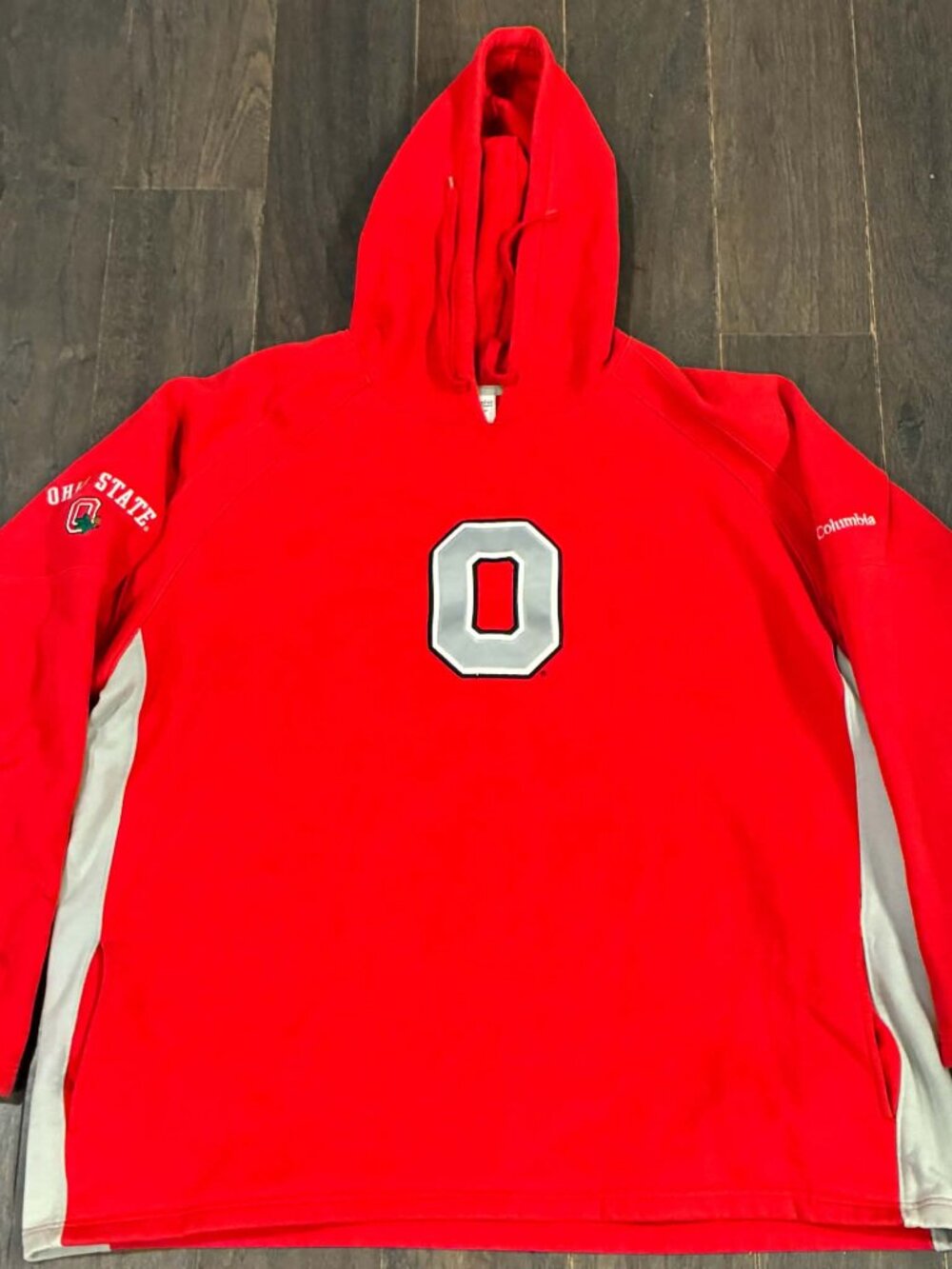 Ohio State Buckeyes columbia vintage Men's embroidered hooded sweatshirt xxl